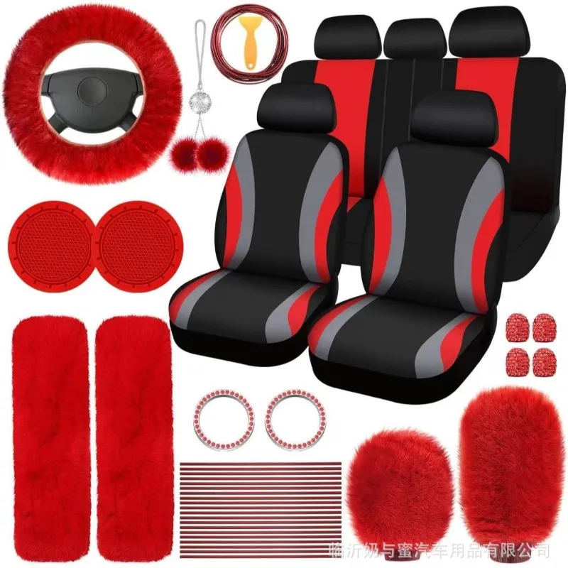 Car seat covers, steering wheel covers