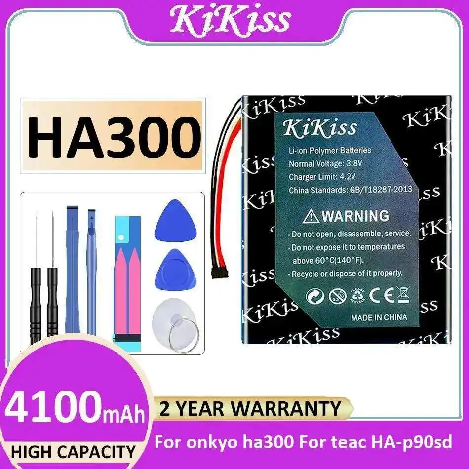

4100Mah Stable For Onkyo Ha300 Teac HA-P90sd Long Lasting Audio Amplifier Battery