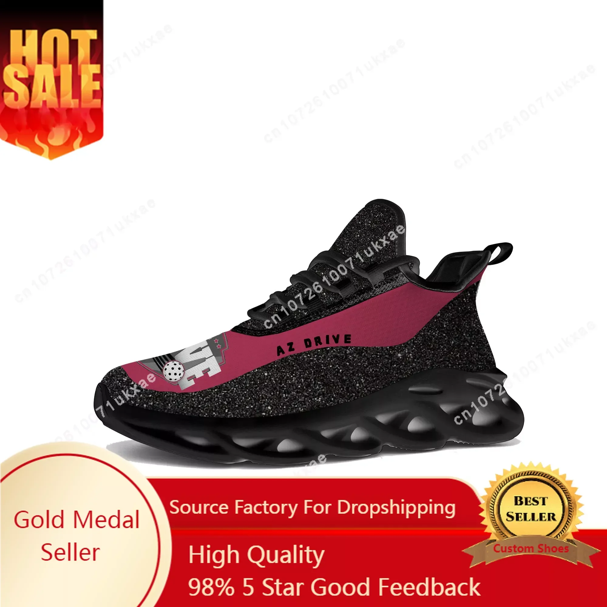 AZ DRIVE pickleball customization Flats Sneakers Mens Womens Sports High Quality Sneaker Lace Up Mesh Footwear custom made Shoe