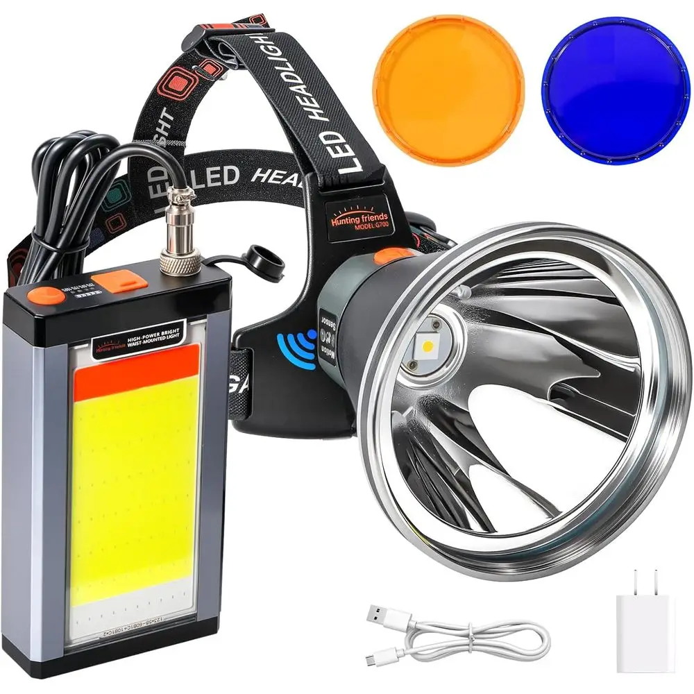 

Ультраяркая светодиодная лампа из сплава с высокой светоотдачей, 40 Вт – перезаряжаемая, водонепроницаемая и легкая, с датчиком движения и 6 режимами освещения – идеально подходит