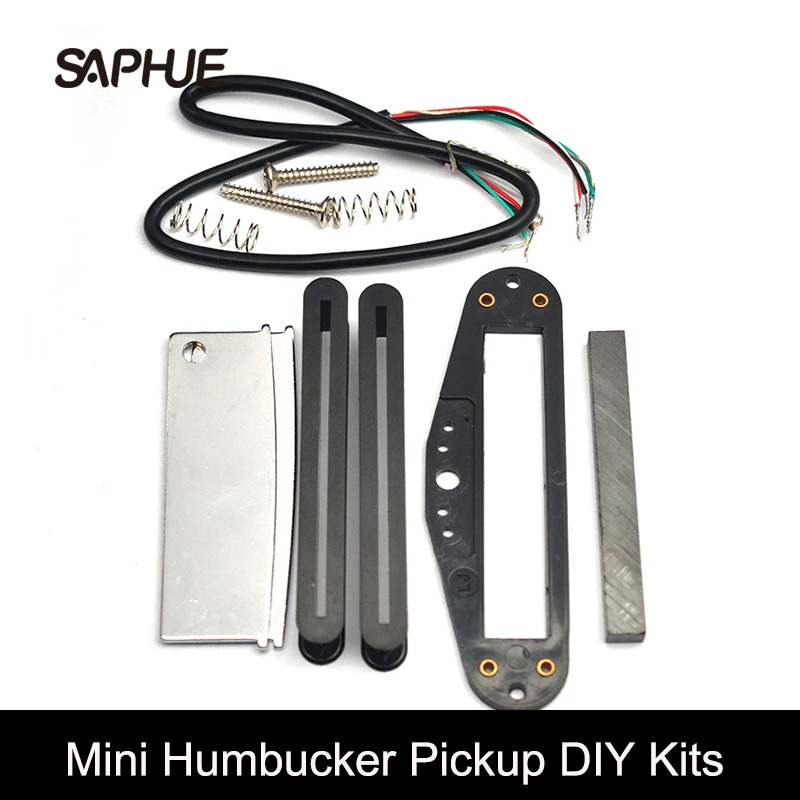 

Electric Pickup DIY Kits , Mini Humbucker , Double Coil Pickup , Bobbin/Ceramic Bar/Cable/Blade/Baseplate Pieces Pickup Kits