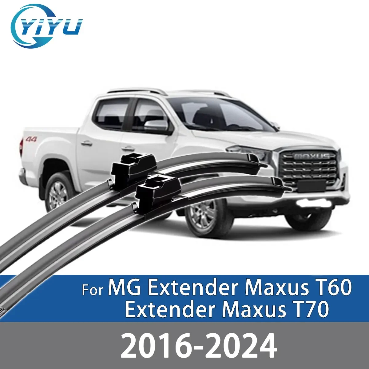 2 Stück Auto-Frontscheibenwischer für MG Extender Maxus T60 Extender Maxus T70 2016-2024 Windschutzscheiben-Zubehör