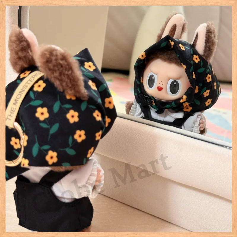 

For 17cm Labubu Doll Clothes Sitting Party Style Compatible With Generation 123 Vinyl Doll Outfit