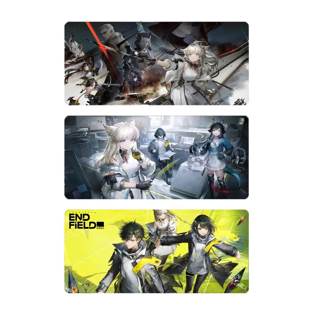 game strategic A-Arknights: Endfield Mouse Pad Large Gaming Mousepad with Stitched Edges Thickened Desk Mat PC