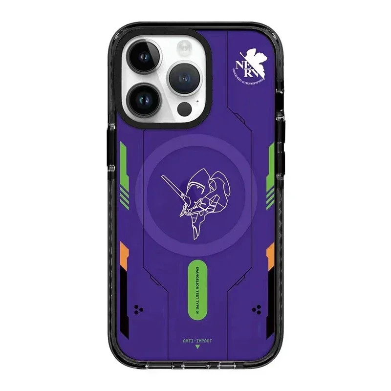 Evangelion Anime Eva Phone Case for MagSafe for iPhone 14 13 12 11