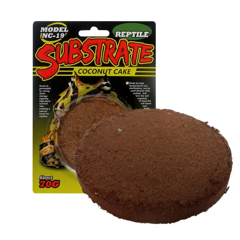 Ropa de cama de terrario con sustrato de cáscara de Coco para simulación de reptiles, ropa de cama de cáscara de sustrato de fibra de Coco para serpientes, tortugas y lagartos