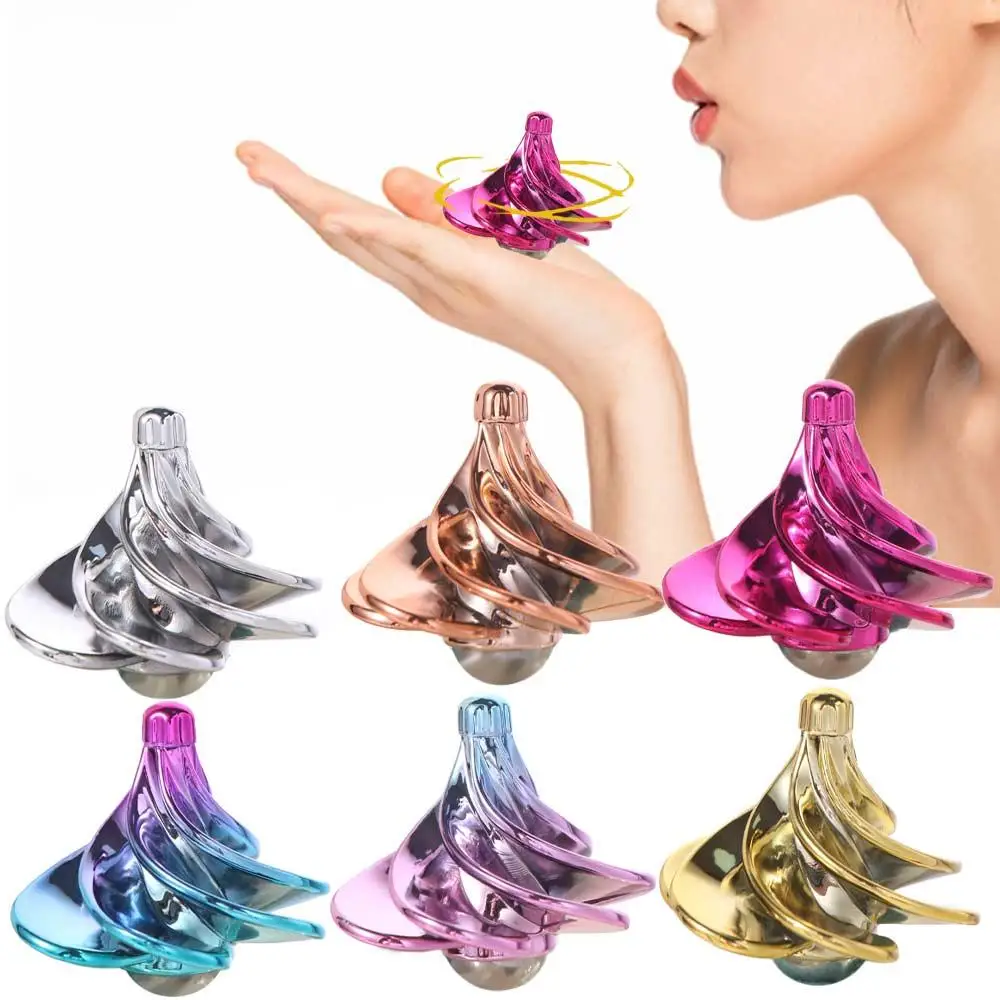 Sensory Windmill Fidget Spinner Blow Colorful Wind Spinning Top Interesting Air Aerodynamic Rotating Wind Gyroscope Office