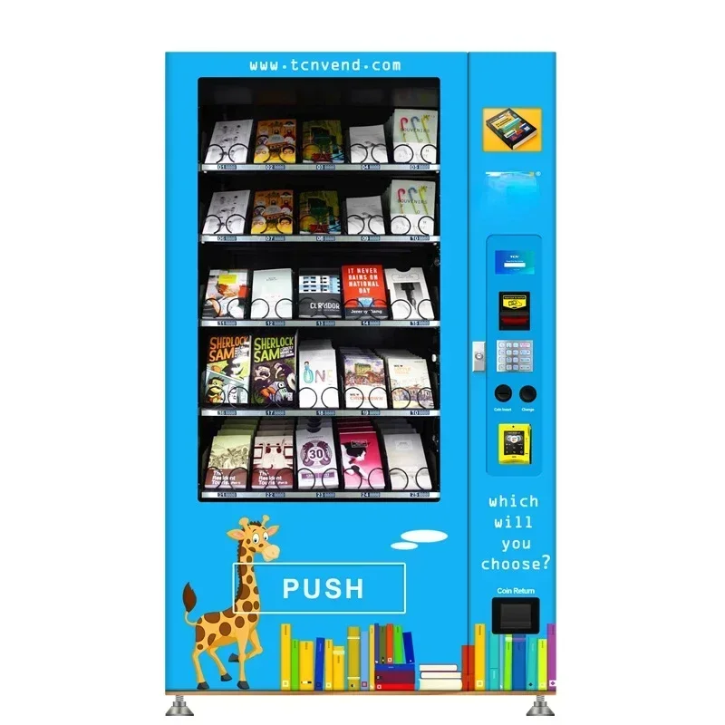 TCN Library Textbook Vending Machine Academic Book Notebook Vending Machine Hot sales