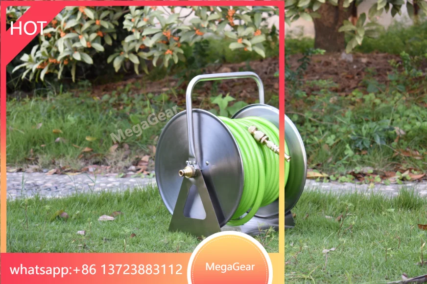 

2025Factory Direct Wholesale Stainless Steel Wall Mounted Hose Reel Garden Irrigation Farm Water Pipe Irrigation Reel