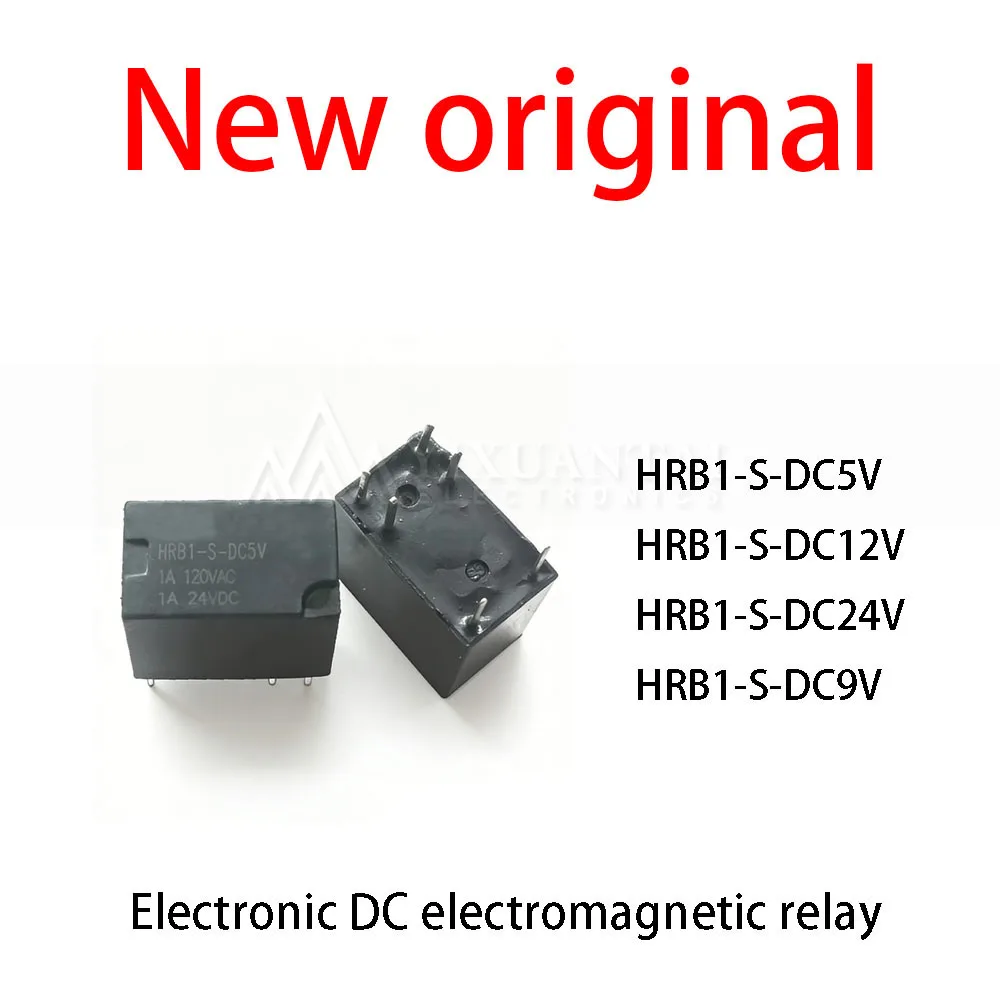 10Pcs/Lot New original HRB1-S-DC5V HRB1-S-DC12V HRB1-S-DC24V HRB1-S-DC9V Electronic DC electromagnetic relay