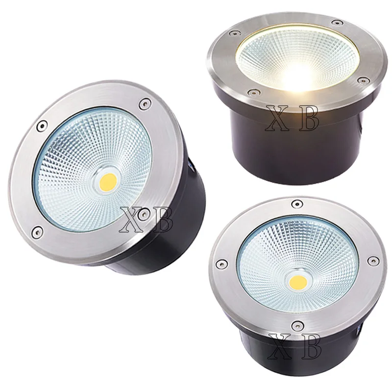 Waterproof IP67 3W 5W 10W 12W LED Garden Buried AC110V 220V Outdoor Recessed Deck Light Underground Lamp Sidewalk Lighting DC12V