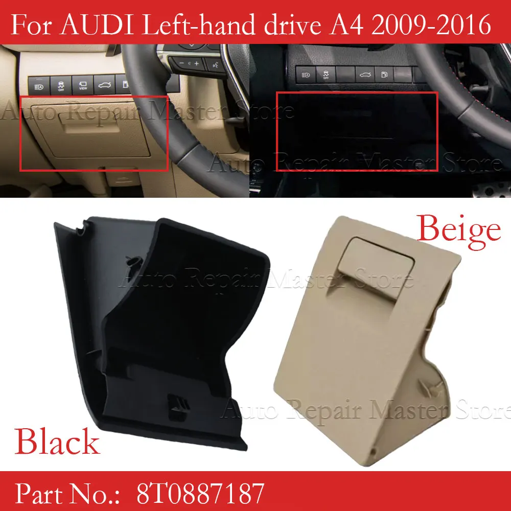 Car Driving License Side Coin Box Glove Box Dashboard Lower Left Storage Box 55450-06010 5545006010 For Toyota Camry 8th 2018-20