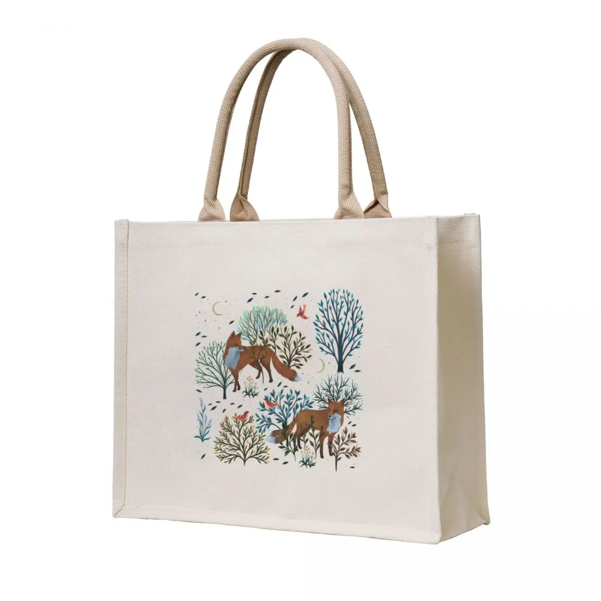 

Forest Fox Tote Bag Large bags for women tote bags men eco bag folding tote bag canvas