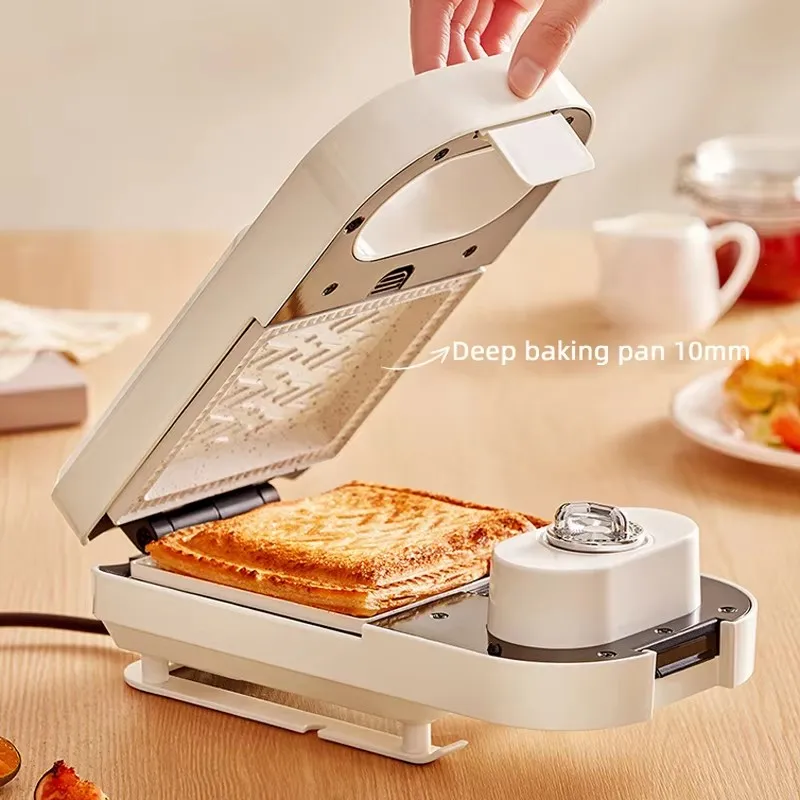 Máquina eléctrica para hacer sándwiches, máquina para hacer gofres, tostadora, panadero, máquina de desayuno multifuncional, Takoyaki, panqueques,