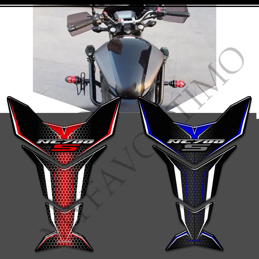 Motorcycle Tank Pad Stickers For Honda NC 700 S NC700S Windshield Windscreen Decals Helmet Protector Fairing Emblem Logo Badge