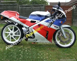 ホンダvfr400r nc30 v4 88-92 vfr400 1988 1989 1990 1991用モーターサイクルフェアリングキット,ボディキット,青,赤,白