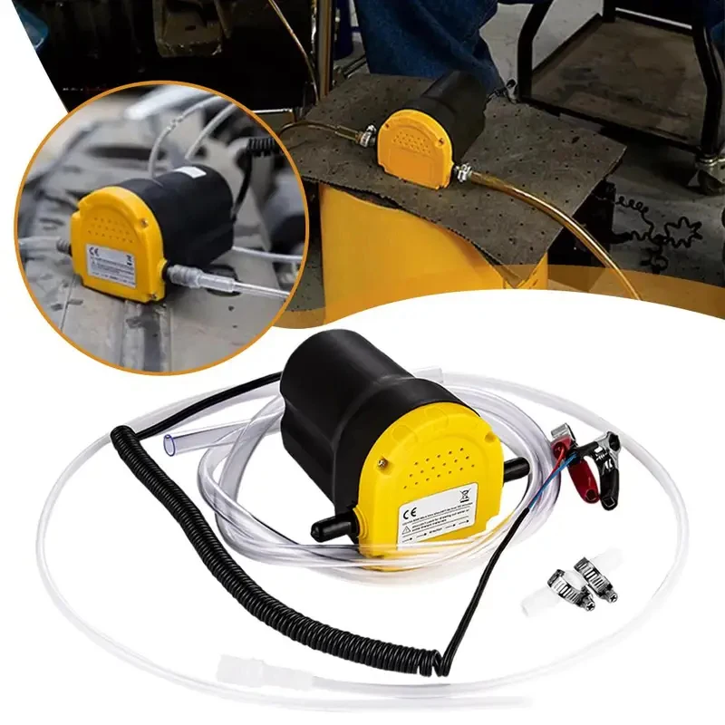 Fotografia 6: Bomba de Óleo Elétrica Mini Autoescorvante 12V Portátil para Transferência de Combustível para Carro, Moto e Barco
