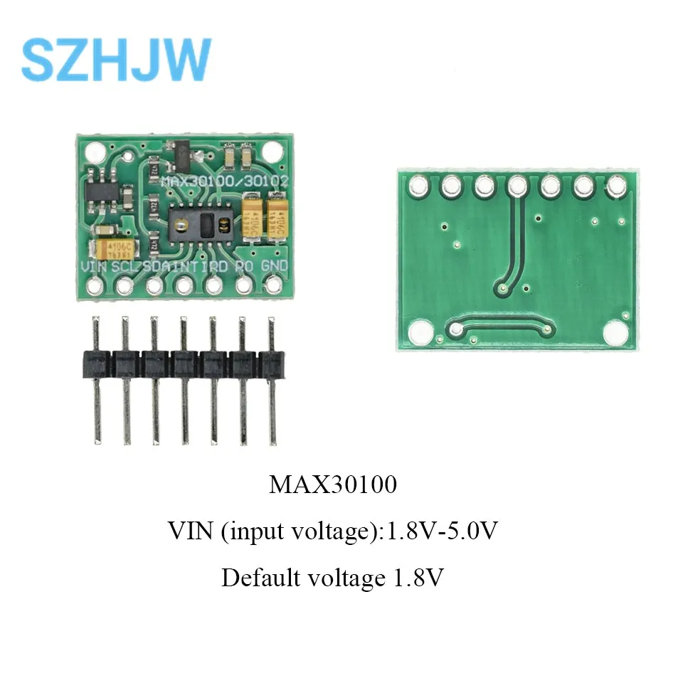 MAX30100 MAX30102 Heart Rate Sensor Module Puls Detection Blood Oxygen Concentration For Arduino 1.8V 3.3V 5V Ultra-Low Power