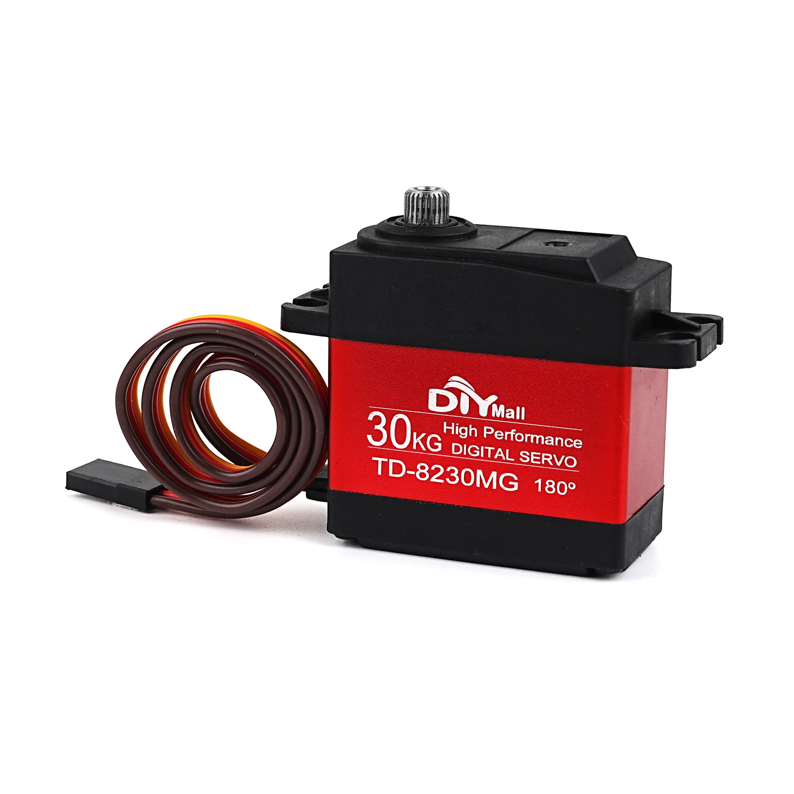 TD-8230MG Cyfrowe Serwo 360 Stopni 30KG 4.8-8.4V Metalowe Zębatki Ciągłe Obrotowe Niewiązane dla Robotów Samochodów Samolotów