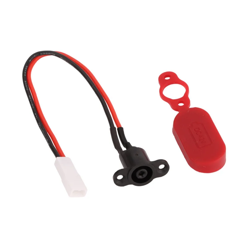 Y14AM365 Electric Scooter Accessories Charging Port Plastic Waterproof Head Waterproof Plug Complete Set