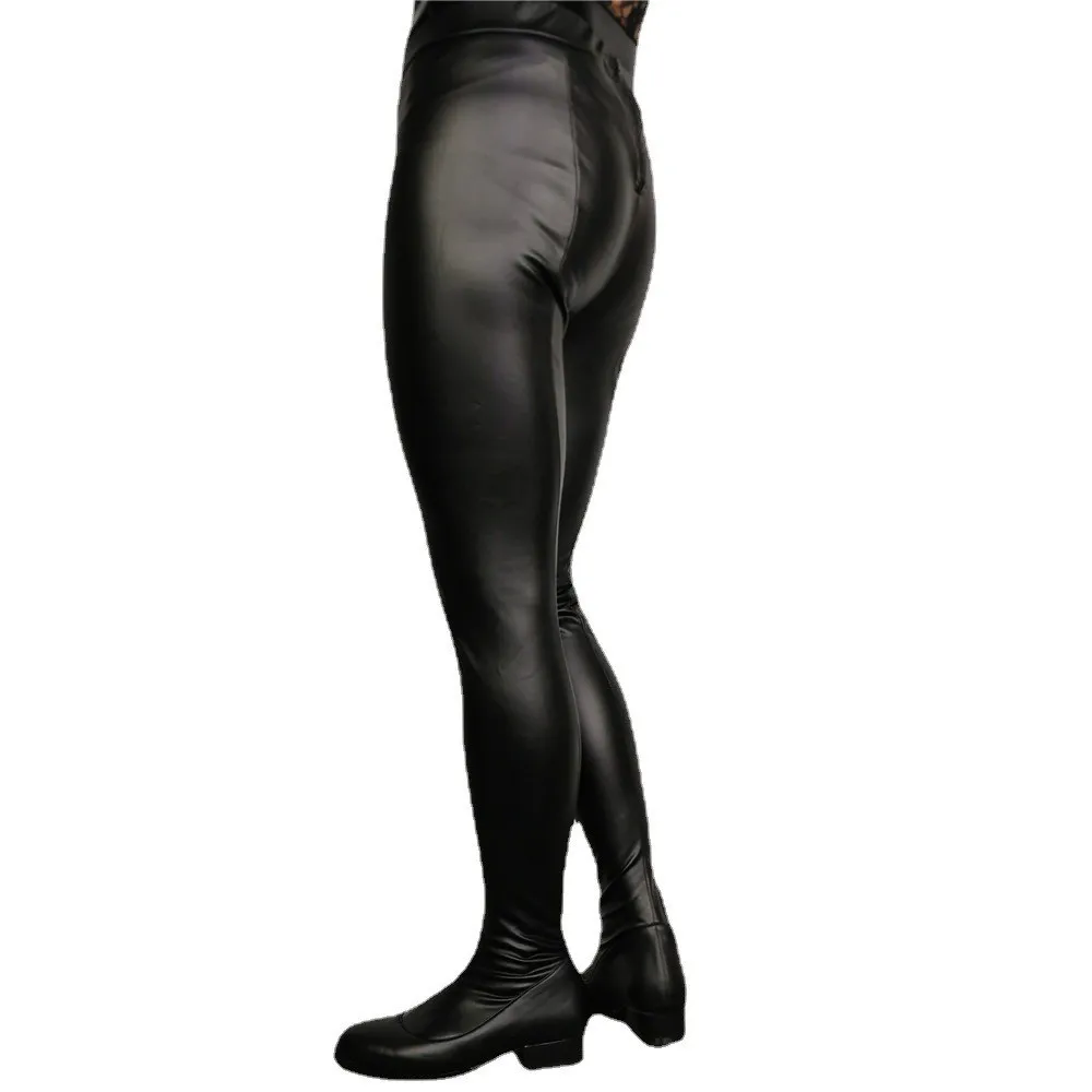 2027 Fashion Women White Jumpsuit Boots Soft Leather Stretch Pants Attached Boots Elegant Bodycon Pantsuit Boots Party Club Wear