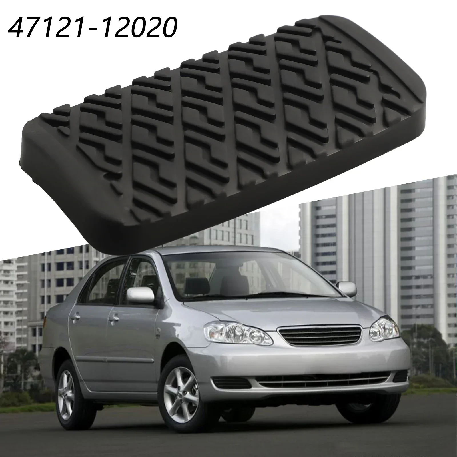 Car Clutch Brake Pedal Rubber Cover Pad For Toyota For Corolla For Matrix MR2 Paseo Tercel 47121-12020 Auto Interior Replacement