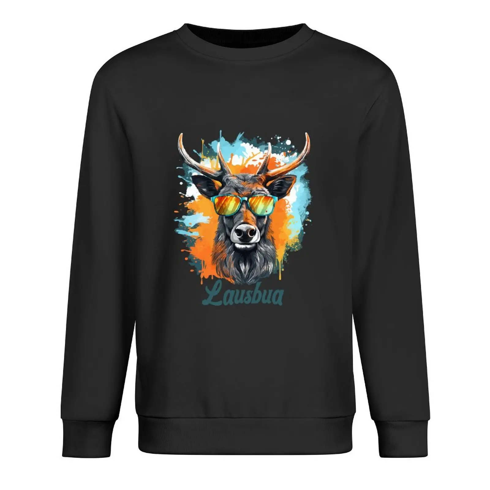 

Deer Lausbua art spirit animal Oktoberfest Pullover anime clothes tracksuits men clothing autumn new in hoodies & sweat-shirt