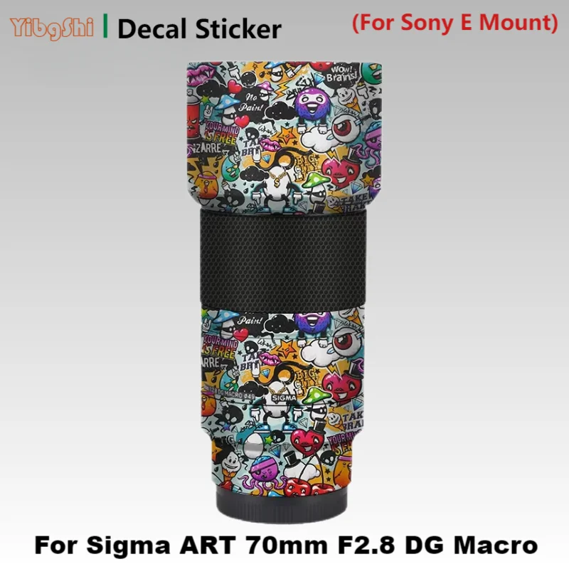 

For Sigma ART 70mm F2.8 DG Macro (For Sony E Mount) Decal Skin Camera Lens Sticker Vinyl Wrap Film Protector Coat 70 2.8 F/2.8