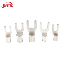100PCS UT 2.5/4-3/4/5/6/8 Electrical Crimp Terminals Cable Wire Connectors Automotive Household Connectors SNB Connectors U Lug