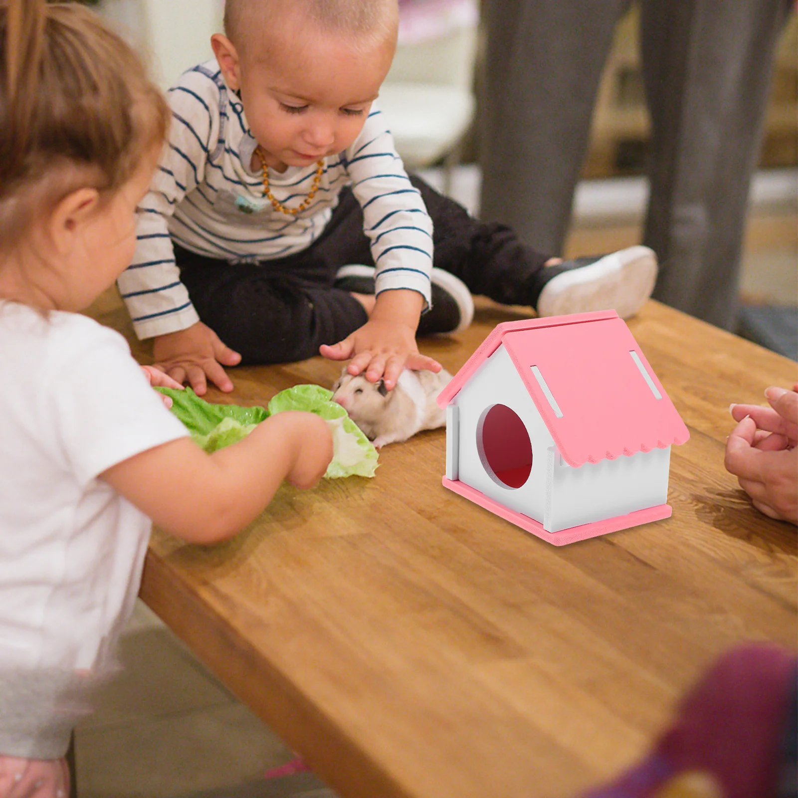 

Sturdy PVC Hamster Hideaway Nest Reusable Longtime Use Pet Sleep Play Rest Decorative Rat Supplies Cage Accessories