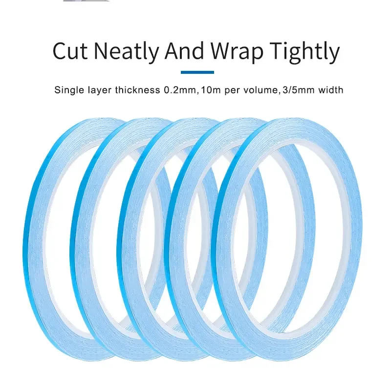 Taśma termotransferowa 10M dwustronna termoprzewodząca taśma niebieska klejąca chłodząca radiator do CPU GPU komputera