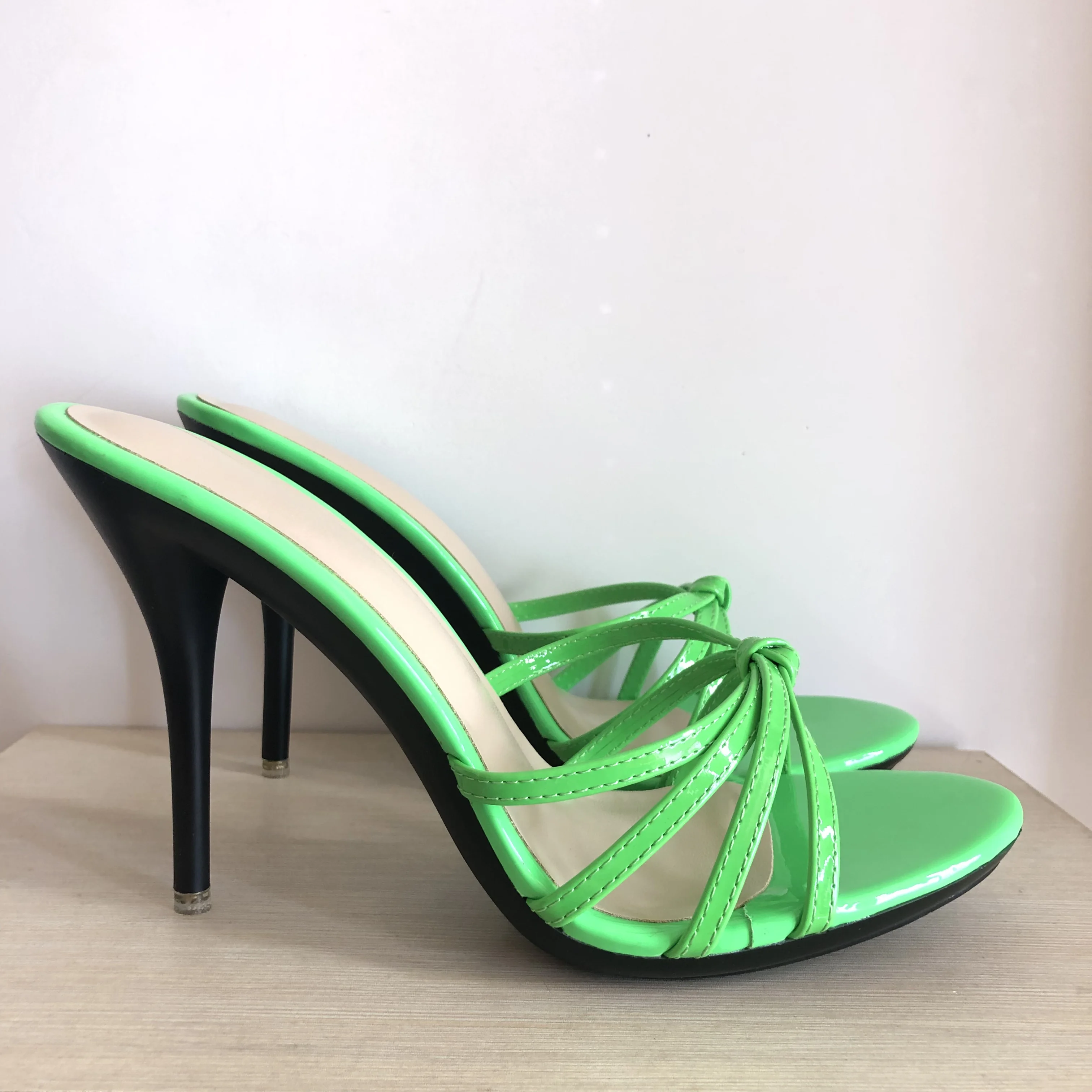 Women’s Slipper Sandals Strappy High Heels Mules Ladies Summer Casual Style Shoes Comfort Footwear Support Customized image 6