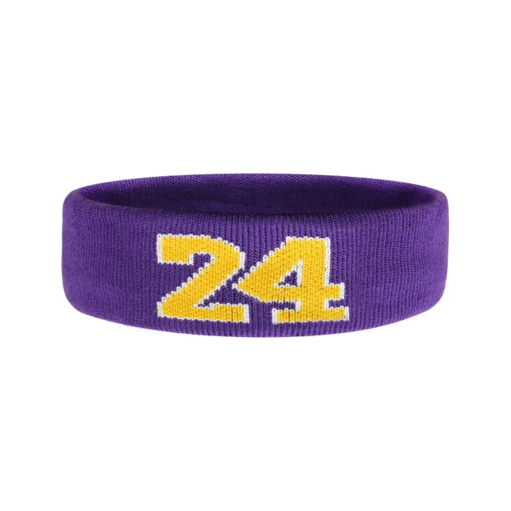 

Kobe Sweat-Absorbent Basketball Headband Cotton Elastic Sports Headband Comfort Breathable Running Headband Fitness