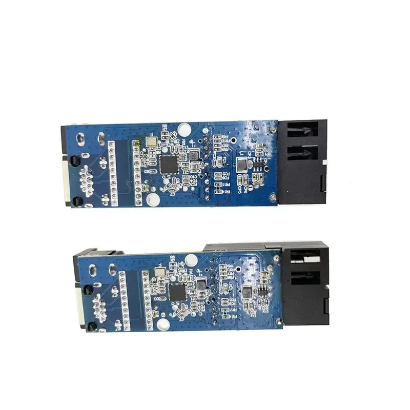 Supper mini FTTH 1 Pair Gigabit Fiber Optical Media Converter 10/100/1000Mbps Single Mode Single Fiber SC Port 20KM PCBA