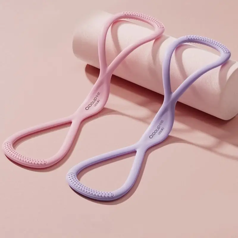 H7JC Portable Silicone Stretch Rope مثالية لتدريبات إعادة تأهيل Pilates اليوغا