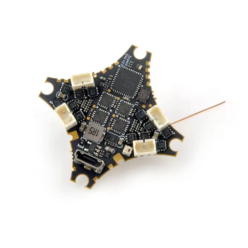 HappyModel SuperX HD ELRS 1-2S AIO Flight Controlelr Built-in 12A ESC UART ELRS V3 RX for Mobula6 HDZero Moblite7 Walksnail