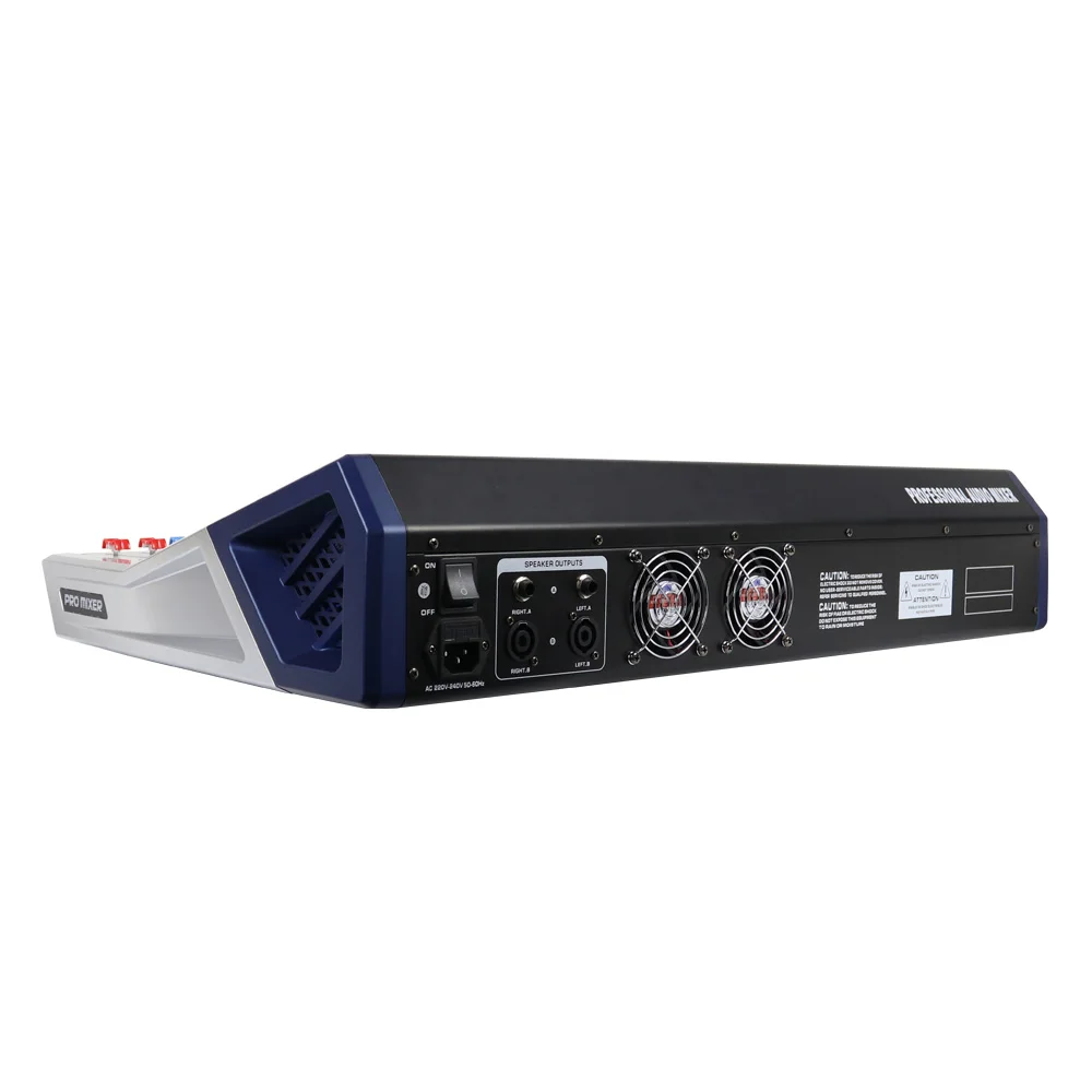 Professional 350W 16 Channel Metal Audio Mixer Power Amplifier with 99 DSP Effects USB Interface for Stage and Music Player - view 3