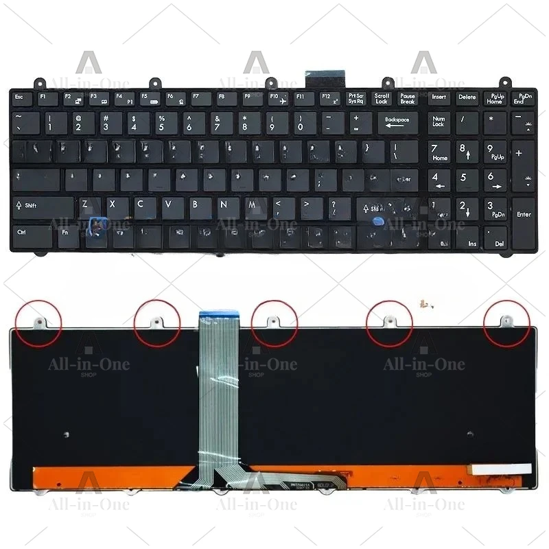 TT FOR laptop keyboard compatible MS-1675 MS-1762 MS-1759 MS-1751 MS-16GC CX70 cx61 GP60 ge70 GT60 GT70 gx60 gx70
