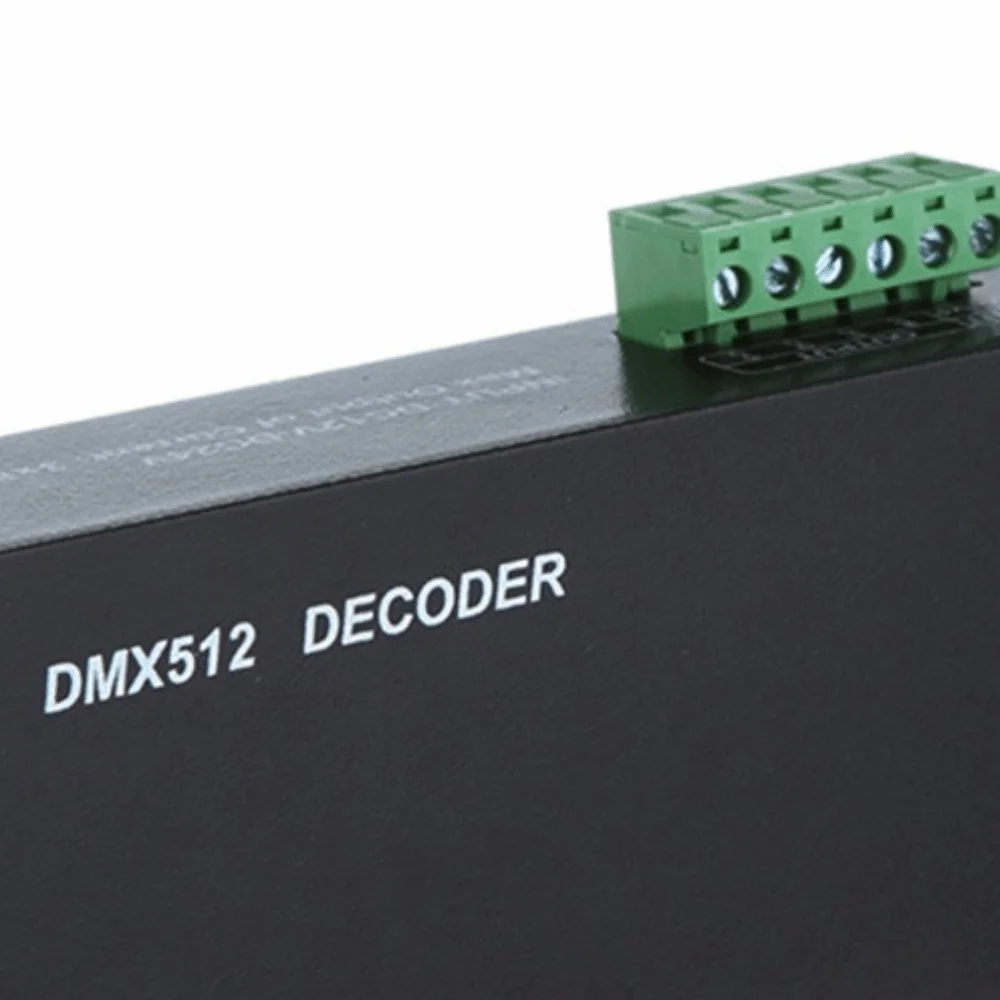 3 Channel DMX Decoder Controller DC12V-24V Digital Display DMX512 Decoder Dimmer 4A Per Channel RGB LED Controller