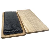 28X12cm wood Drawing Mat Hair Holder For Wig Making use Drawing Card with curved needle