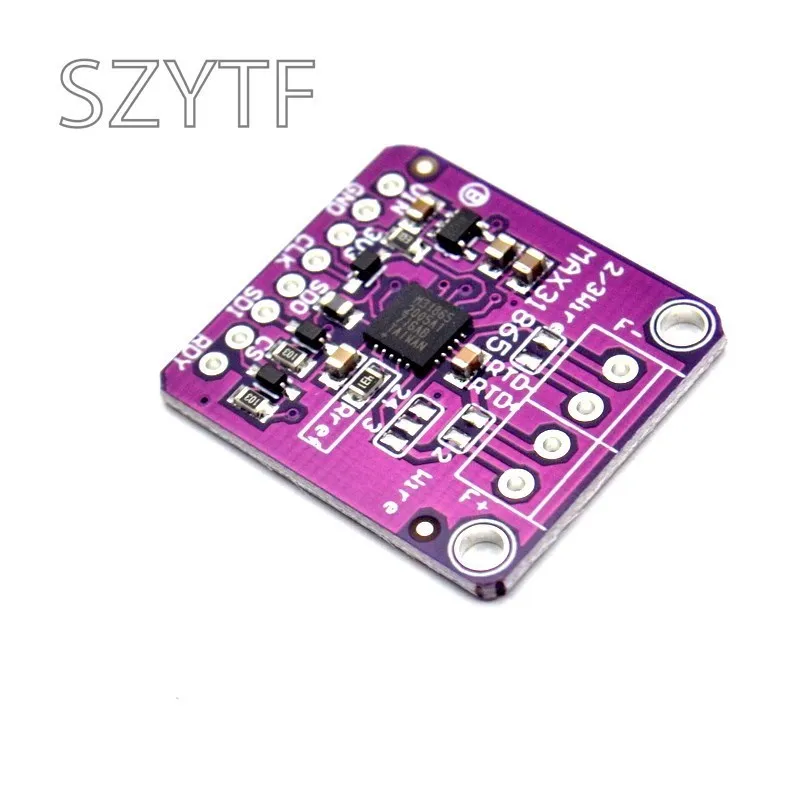 MAX31865 Temperature Sensor Module GY-MAX31865 RTD Digital Conversion Module Electronic DIY Board PT100-PT1000 for Arduino