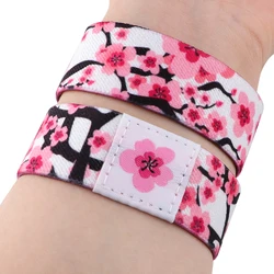 Sakura Bracelet For Women Pink Cherry Blossom Bracelet Bangle New Style Couple Classic Hand Jewelry Gift