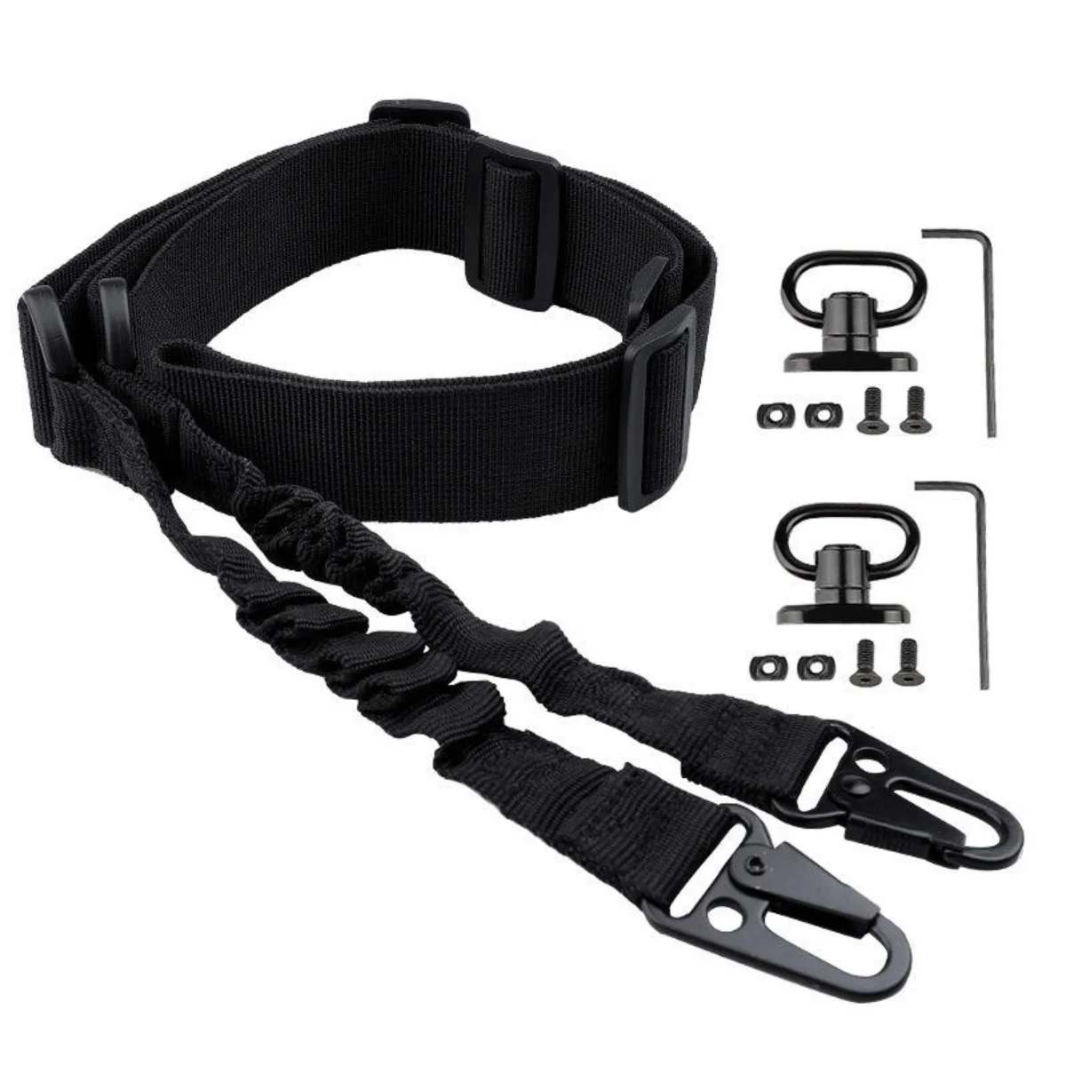 Two Point Traditional Sling with Mounts Adjustable Extra Long with 2 Pack 1.25