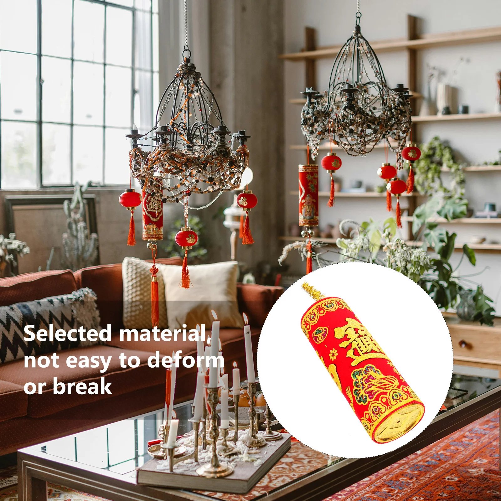 

Spring Ornament Chinese New Year Decoration Festival Ornament Chinese Style Indoor Scene Layout Prop Holiday Adornment Spring