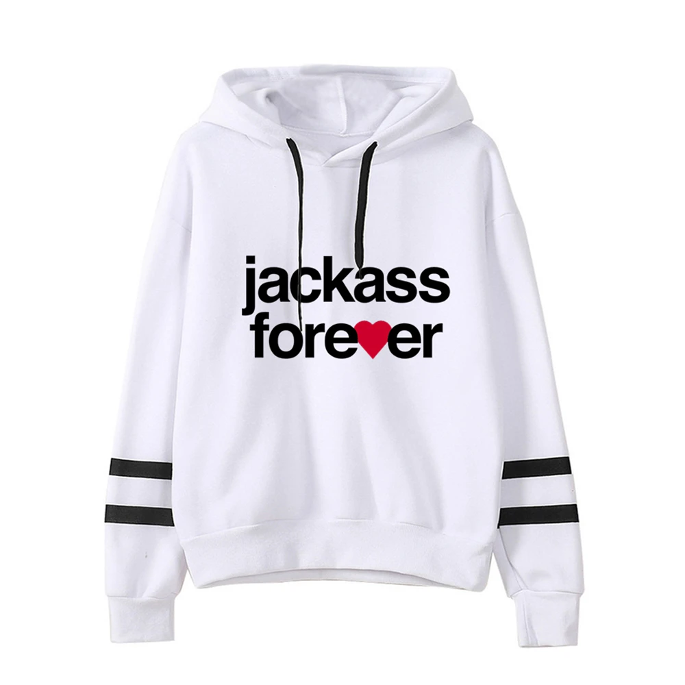 Jackass Forever Hoodies Unisexแขนยาวแฟชั่นHooded Sweatshirtsผู้หญิงผู้ชายStreetwearเสื้อผ้าสบายๆ