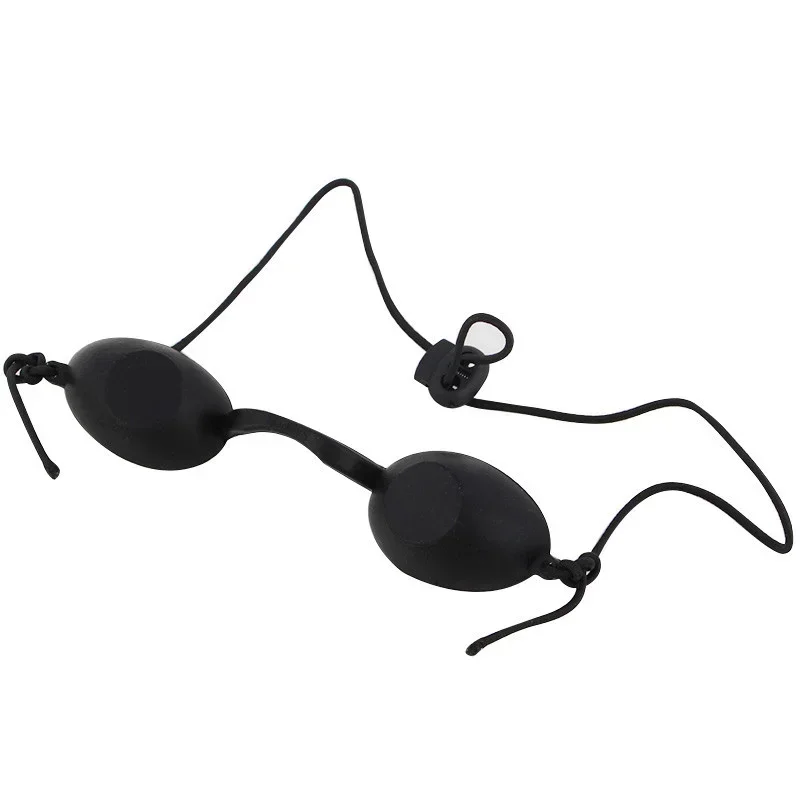 1pc Soft Sunbathing Eyewear Tanning Goggles Beach Adjustable UV Skin Tanning Eye Protection UV Shield Glasses Black