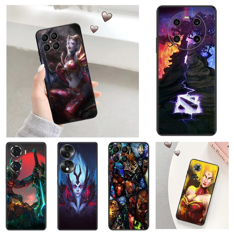 Soft Anti-Drop Phone Case For Honor X7b X6 70 90 X8 b X9A X9B Magic5 Pro X8A X6A 8X Dota Game Cool Pixel 8A 7A 6A 6 7 8 Cover