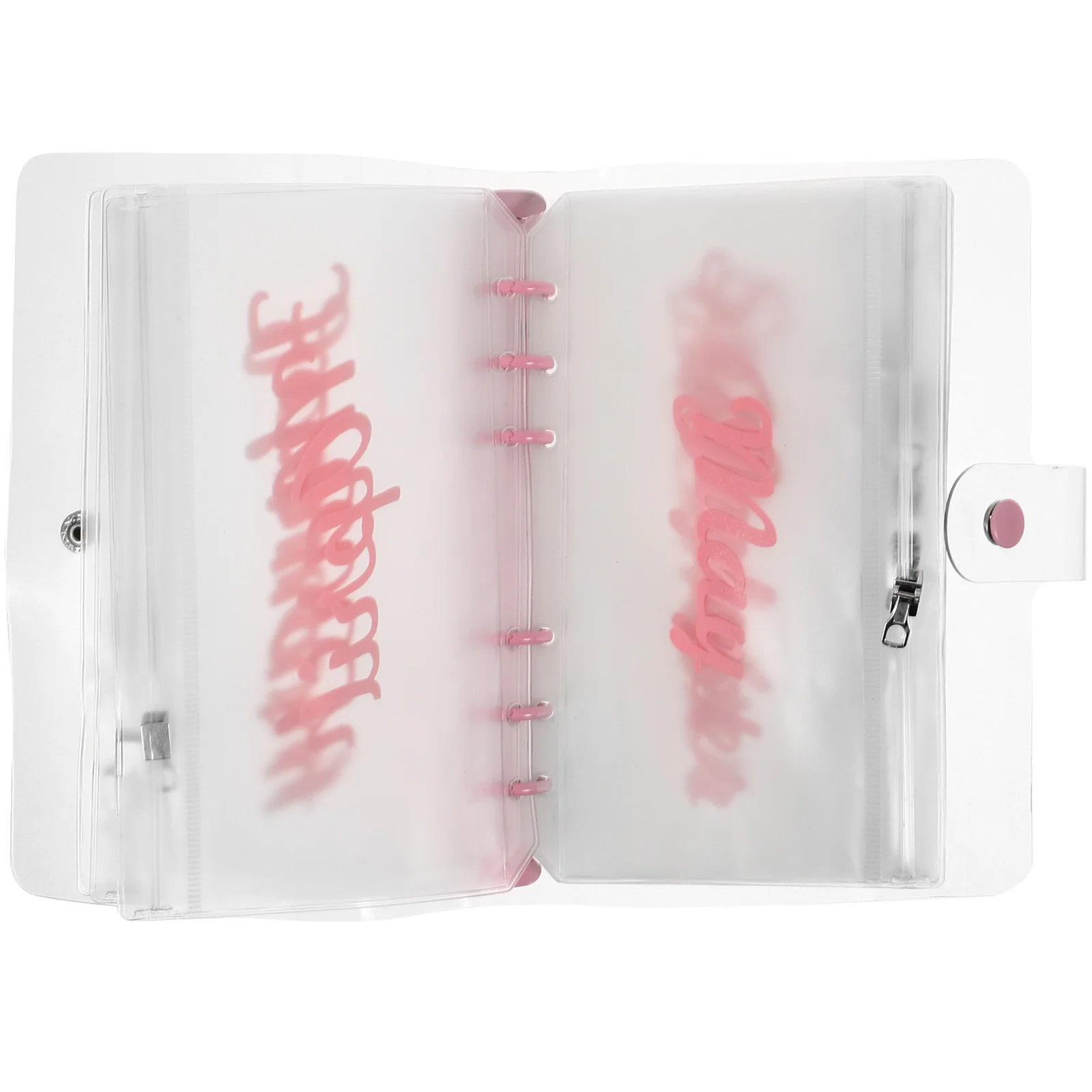 Envelope Budget Loose Leaf Bag Binder Clips Money Organizer for Cash Pvc Packing Cube Document Filing Bags