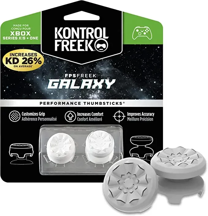 Freek Galaxy Performance Thumb Grip Caps Silicone Analog Stick Caps Cover for Xbox Series S/X Controller