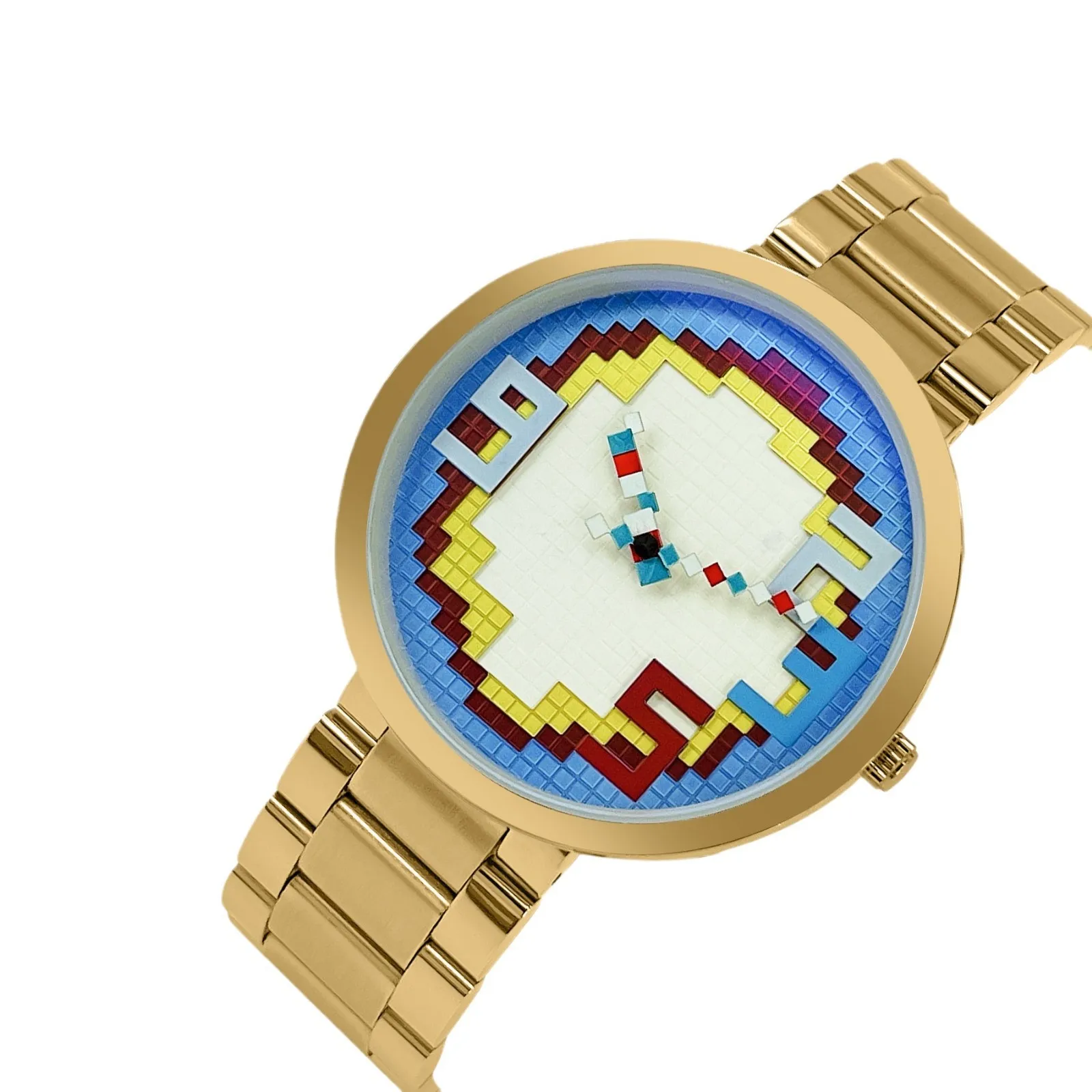 ZH159 Casual and fashionable Men watch mosaic waterproof design quartz watch cool clock gift，watches for man